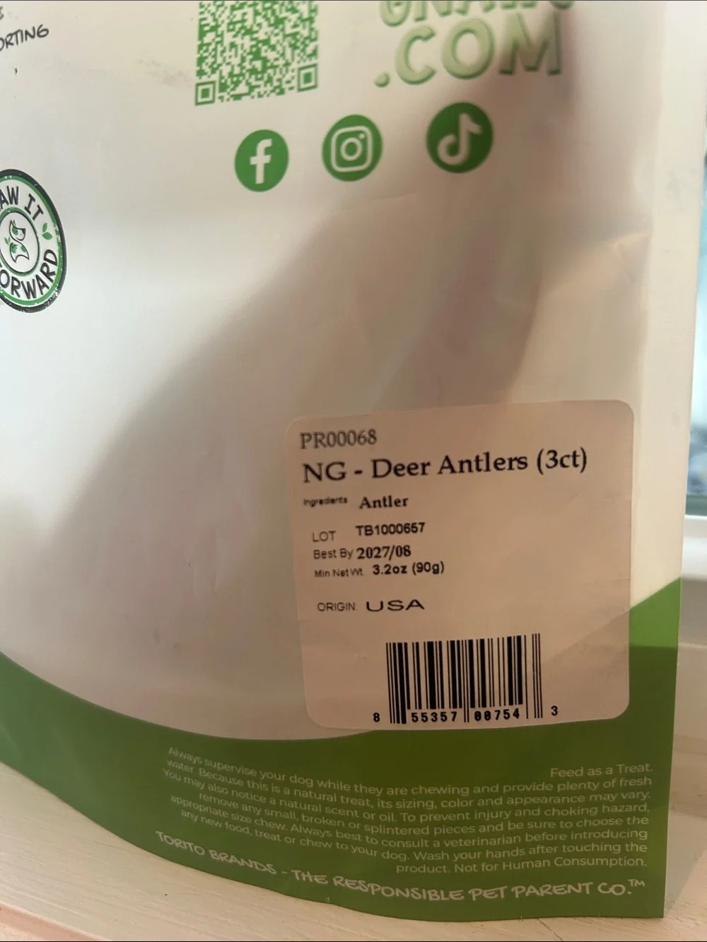 Natural Dog Chews - Brown